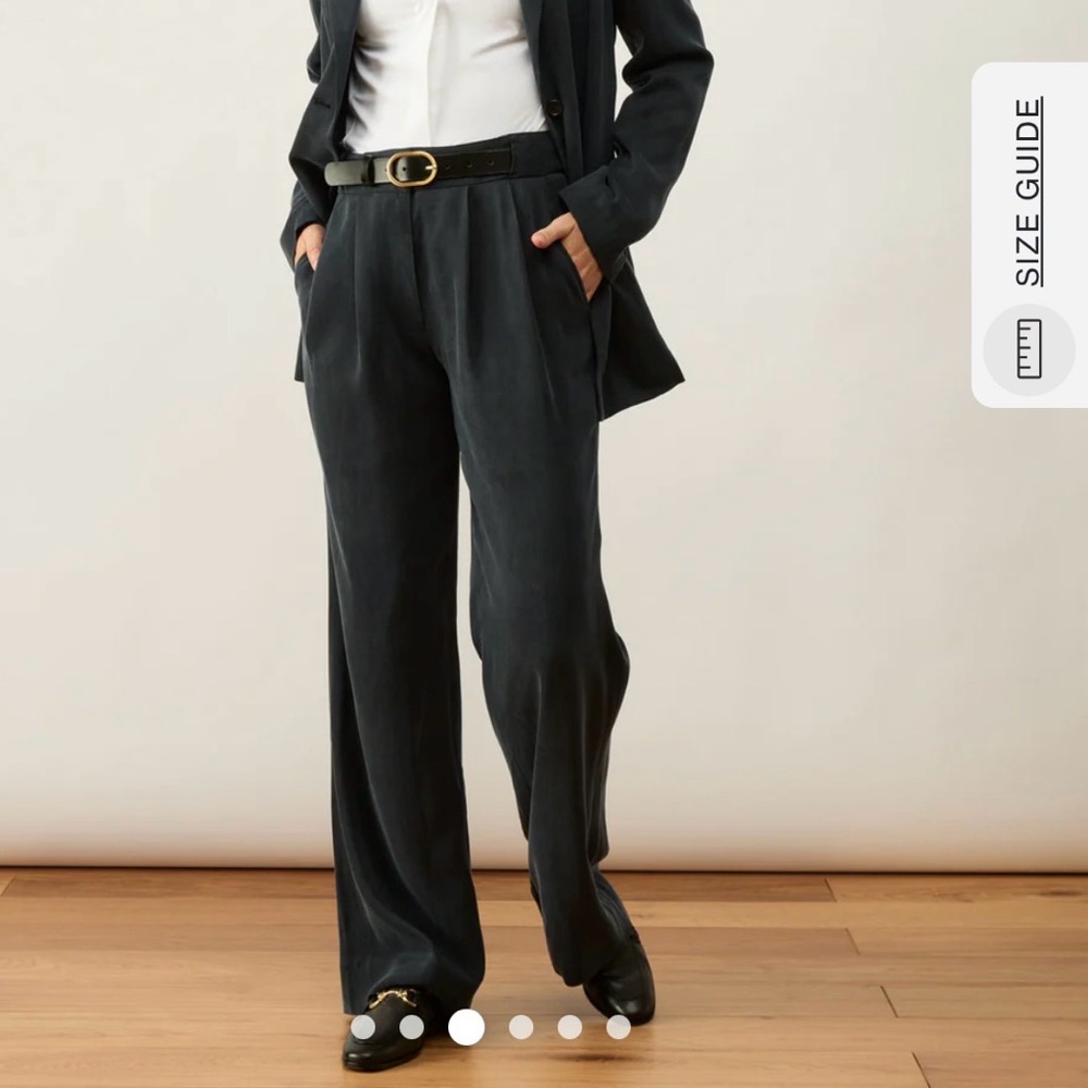 Aday Black Structured Work Trouser NWT - image 1